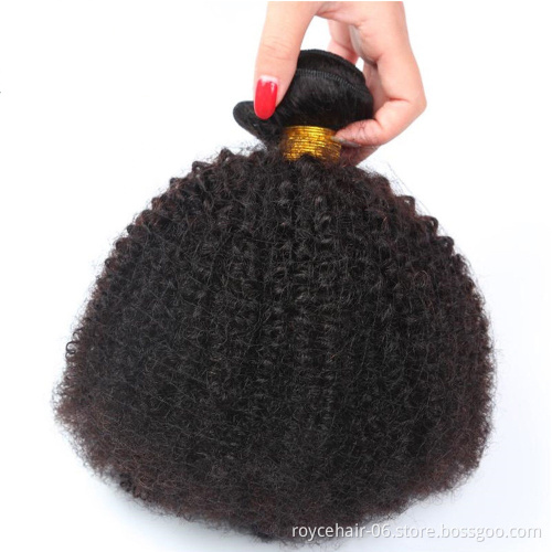 Wholesale 100% Brazilian Human Hair Afro Kinky Mink Virgin Hair Weave